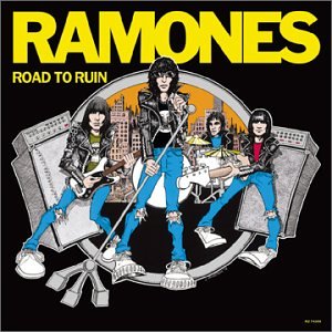the Ramones - Road To Ruin (album cover)