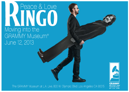 Ringo: Peace & Love To Premier At The GRAMMY Museum June 12, 2013 and Tour Select Cities Through 2014