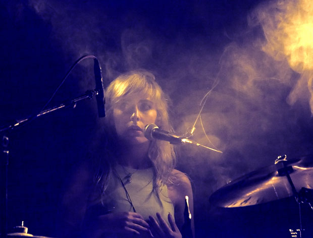 Drummer Rosie Slater of New Myths