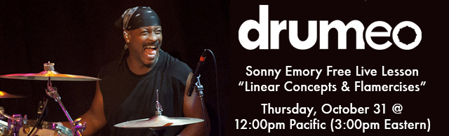 Free Online Lesson With Sonny Emory This Thursday!