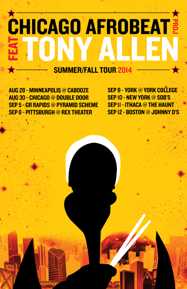 Afrobeat Master Tony Allen on Tour in the United States