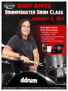 Rock Drummer Vinny Appice to Conduct Online Master Class