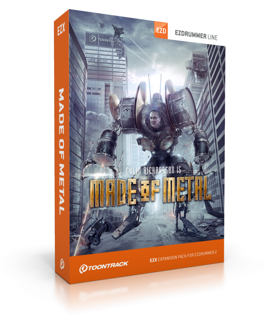 Toontrack Releases “Made of Metal EZX,” an EZdrummer 2 Expansion by Producer Colin Richardson