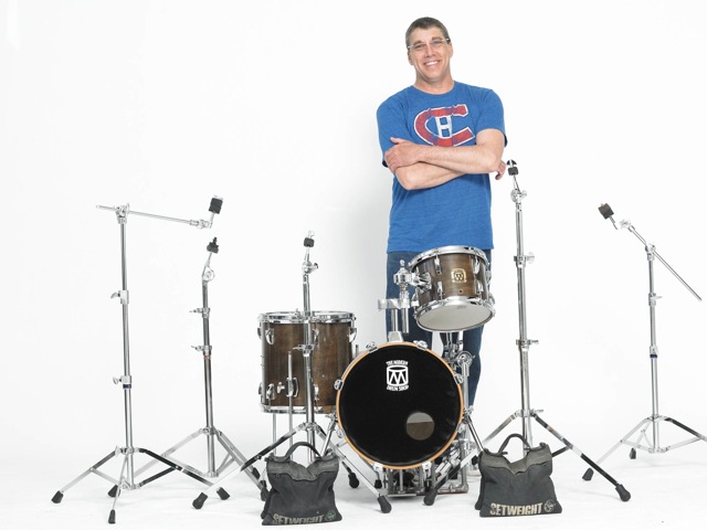 Drummer Darren Lyons of the Darren Lyons Group