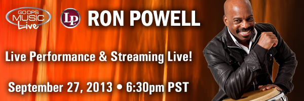 Ron Powell Conducts Free Percussion Clinic and Performance on 9/27