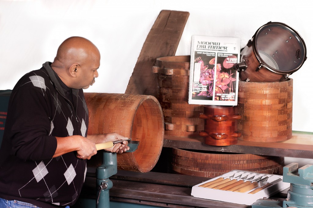 Sherwood Percussion Builds “Natural True Tone” Drum Shells