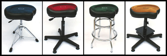 Drummer seat on sale with back