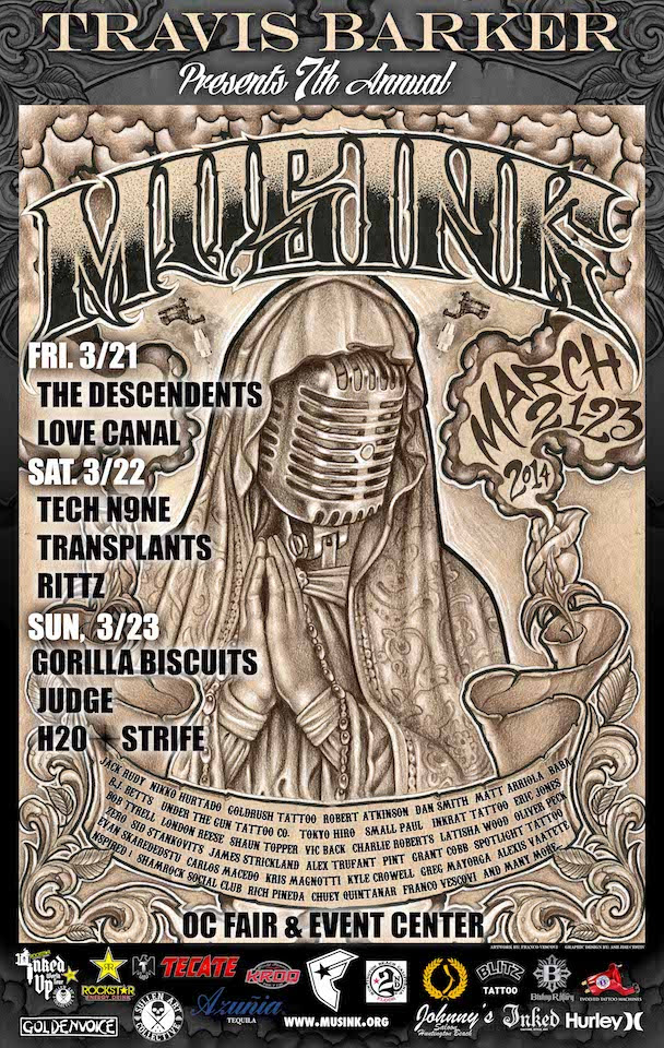 Travis Barker Presents the 7th Annual Musink Tattoo and Music Festival